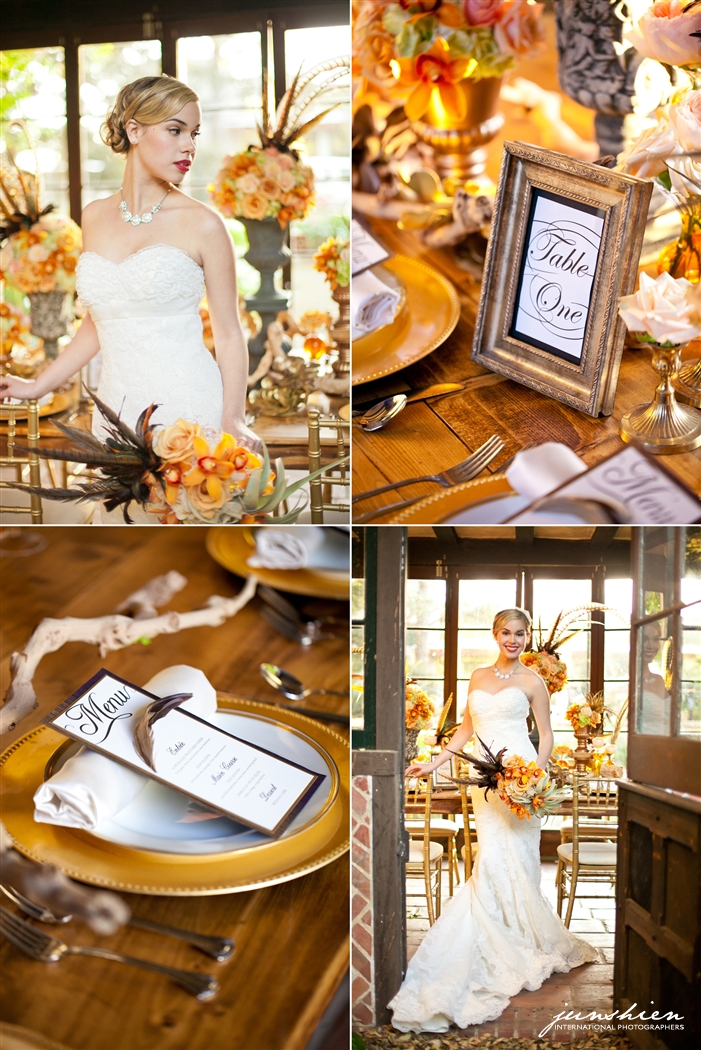 fall inspired wedding photography